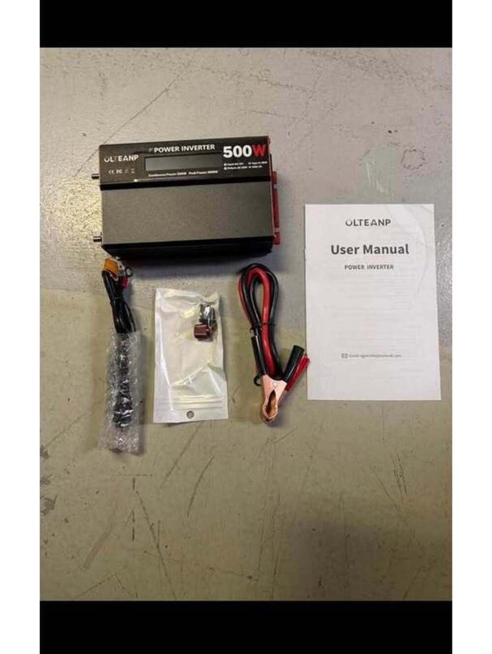 500W Car Power Inverter 12V DC to 110V AC with LCD & USB Ports - New in Box